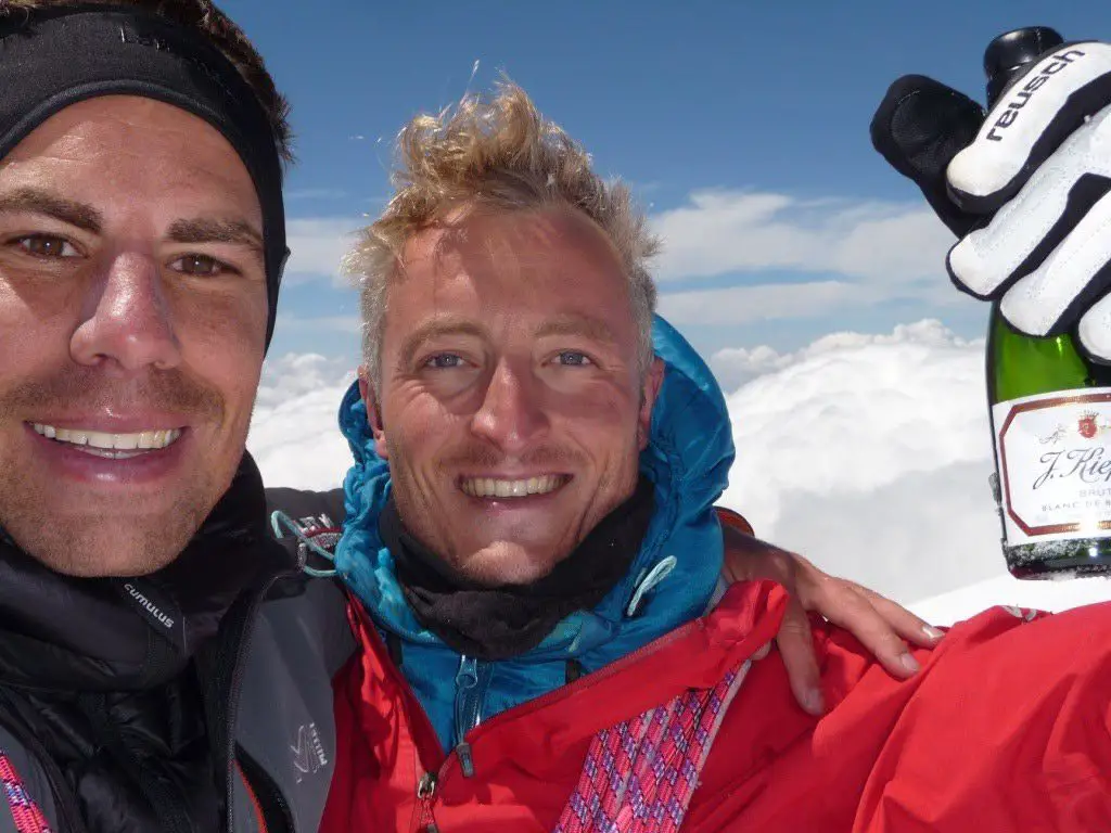 Flo et Moi au sommet du Mont-Blanc