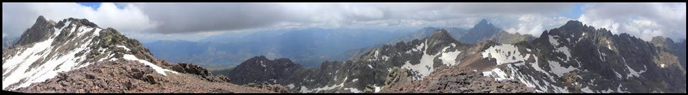 6-panoramique-depuis-la-Pointe-des-Eboulis, randonnée en Corse GR20