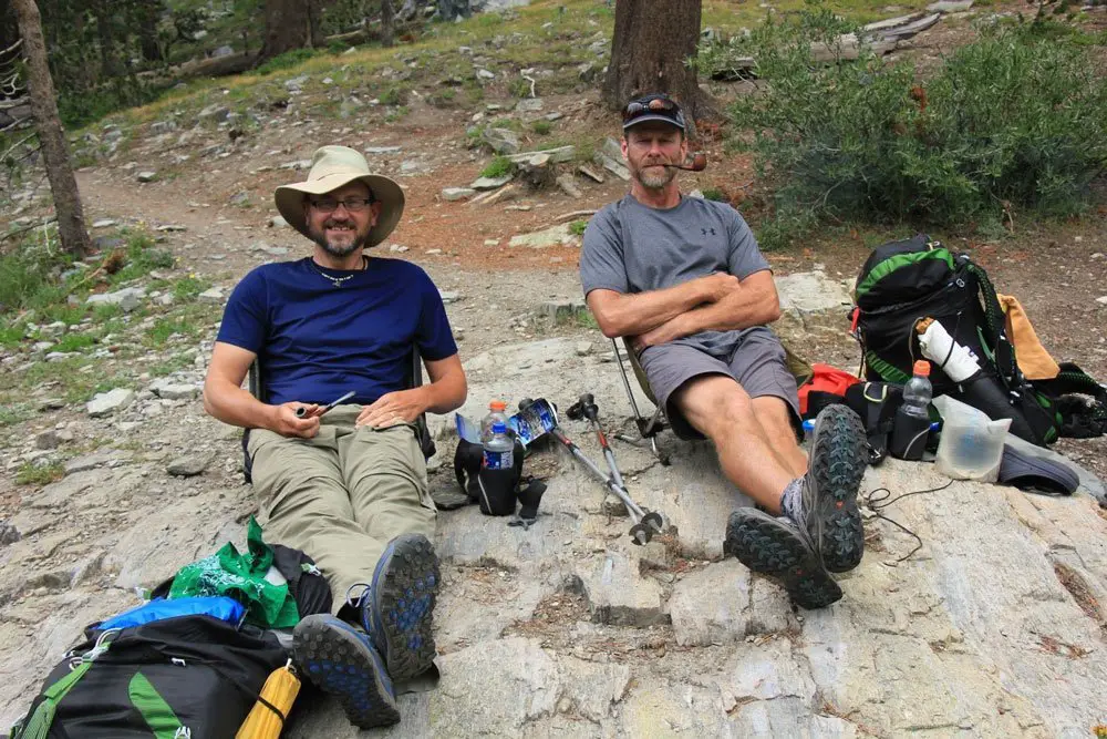 Bruce et Mark, PCTs rencontrés lors du Pacific Crest Trail