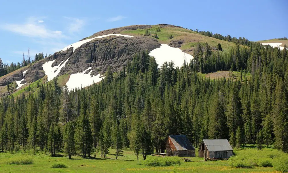 Cabanes près de Carson Pass, durant le Pacific Crest Trail