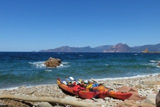 Calanques de Piana (2), kayak de mer en Corse