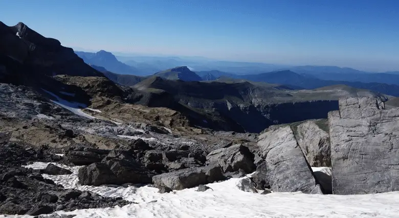 Vue sur le versant espagnol