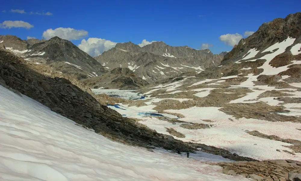 Dans la descente de Muir Pass