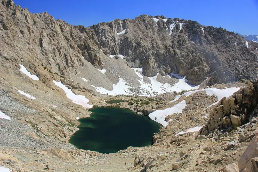 Descente de Glenn Pass sous un autre angle