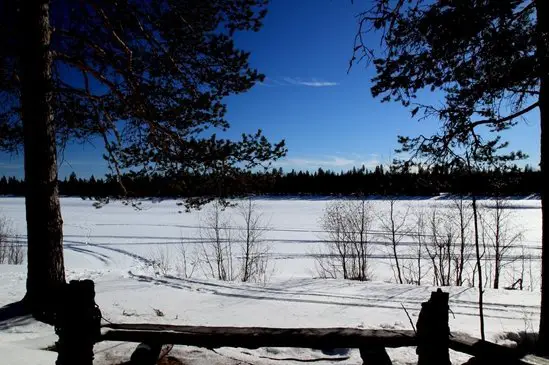 La rivière Kalix en Laponie Suédoise