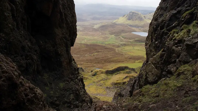 Erreur de routage - la brêche - The Quiraing pendant le trek Ecosse