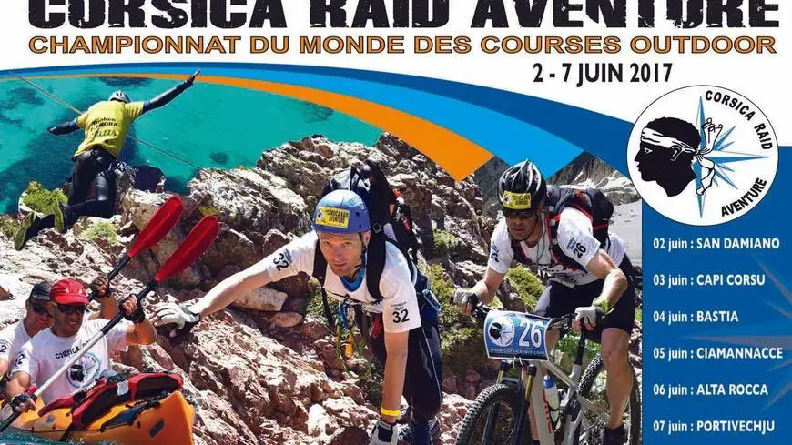Affiche du Corsica Raid Aventure 2017