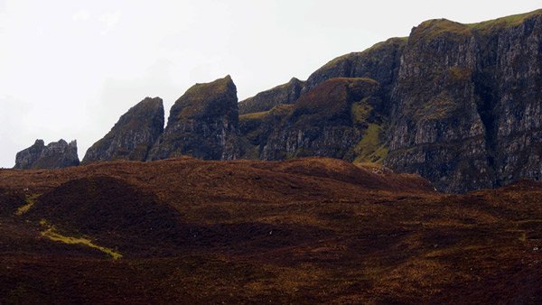 Flodigarry - Départ du l’étape 2 du Skye Trail (Nord vers Sud) pendant le trek Ecosse