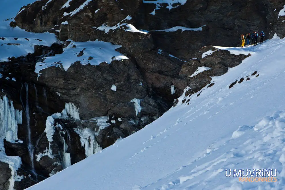 La 4ème journée ce fait à pas de chat sur la Haute Route de Chamonix Zermatt