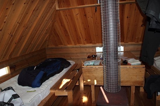 Cabane en bois en Laponie