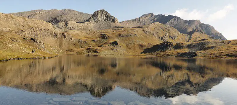 le Lac Rosset dans le val d'Aoste