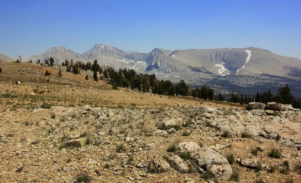 Le terrain se fait plus désertique