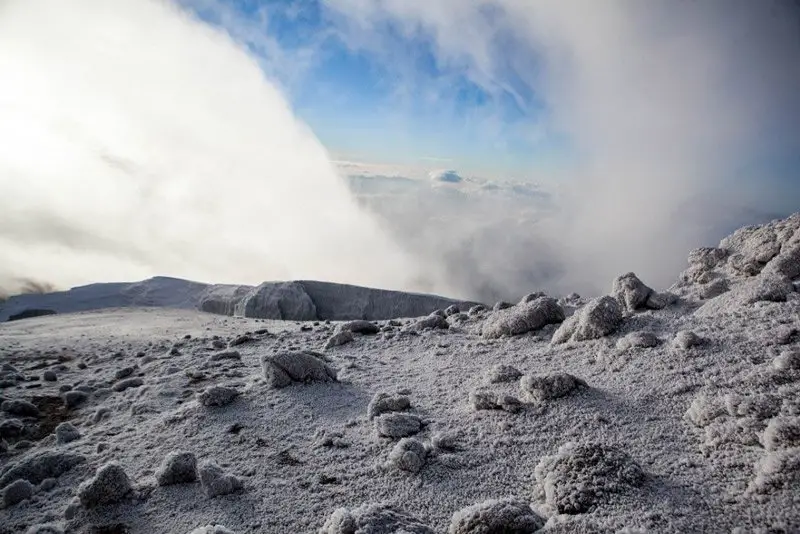 Les neiges éternelles du Kilimandjaro.