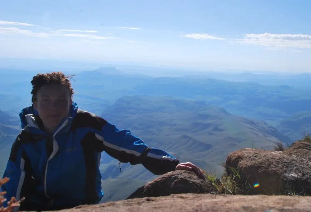 Marion, grande randonnée au parc Drakensberg Afrique du Sud