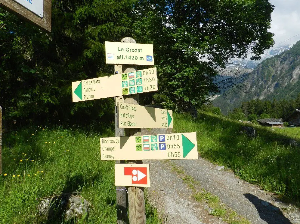 Notre point de départ pour l'ascension du Mont Blanc