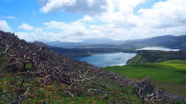 Portree à une heure de marche pendant le Trek Ecosse