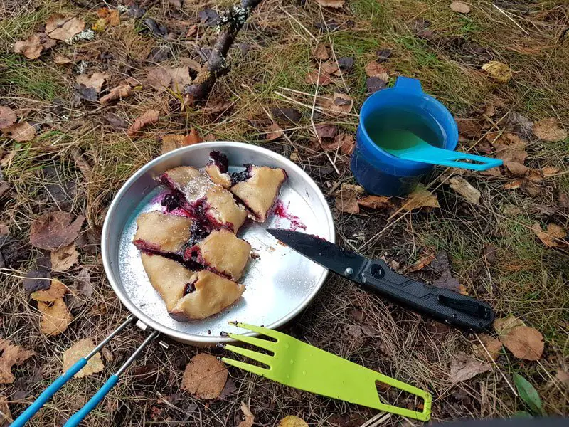 Première pâtisserie à  base de myrtilles que l’on trouve à profusion