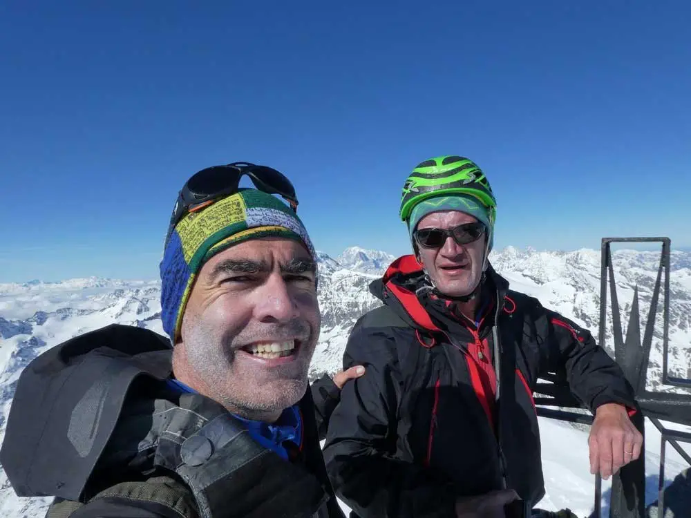 Ruinette-Sommet, ski de randonnée dans les alpes Ruinette-Sommet, ski de randonnée dans les alpes