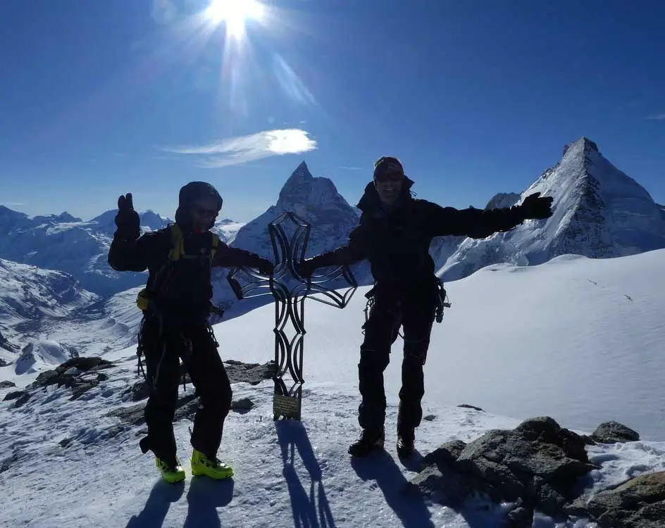 Sommet, ski de randonnée dans les alpes Sommet, ski de randonnée dans les alpes