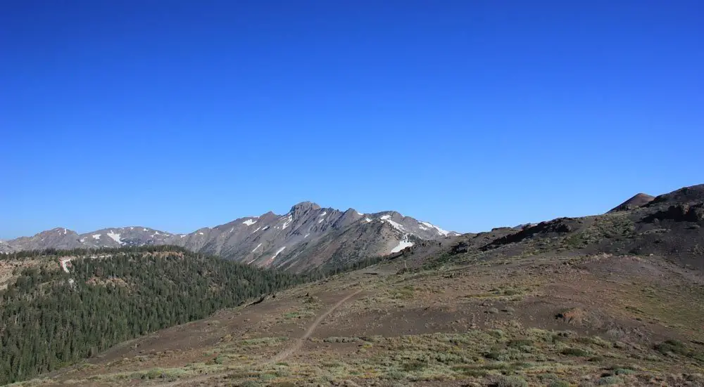 Sur les crêtes pendant le Pacific Crest Trail