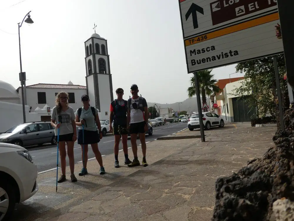 Départ de Santiago del Teide