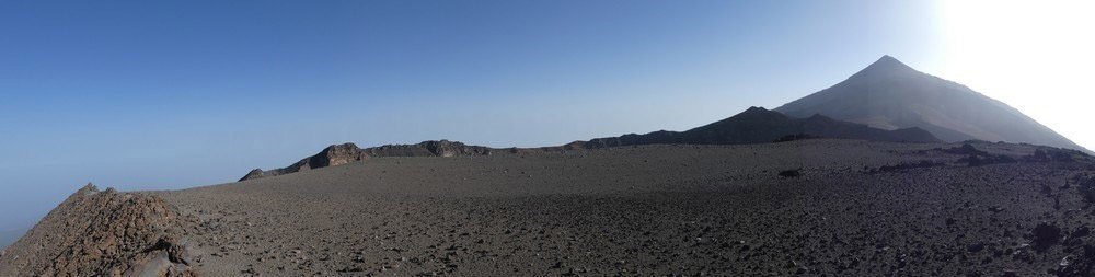 Depuis le Pico Viejo – vue sur le Teide randonnée aux iles canaries