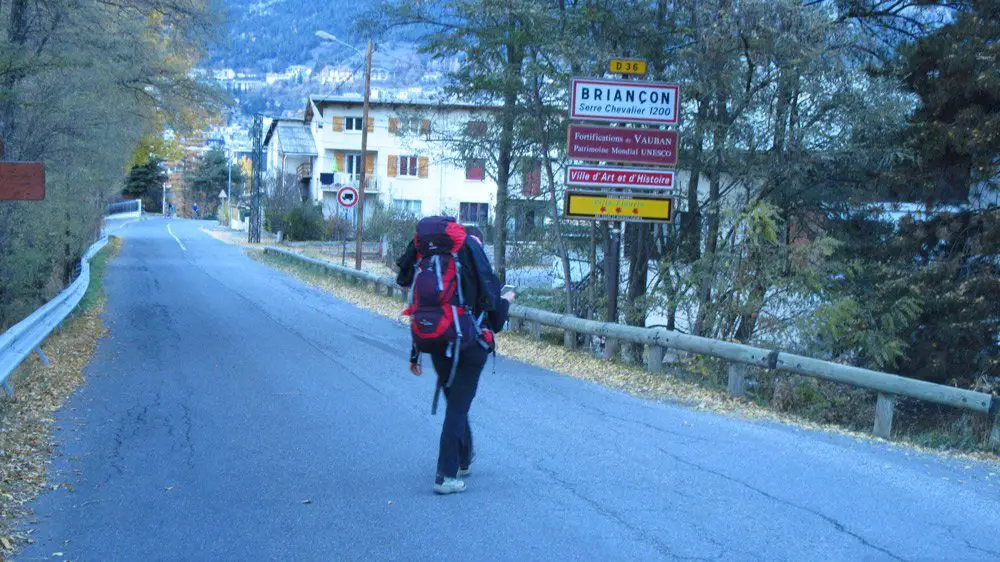 Arrivée à Briançon randonnée dans les Hautes Alpes