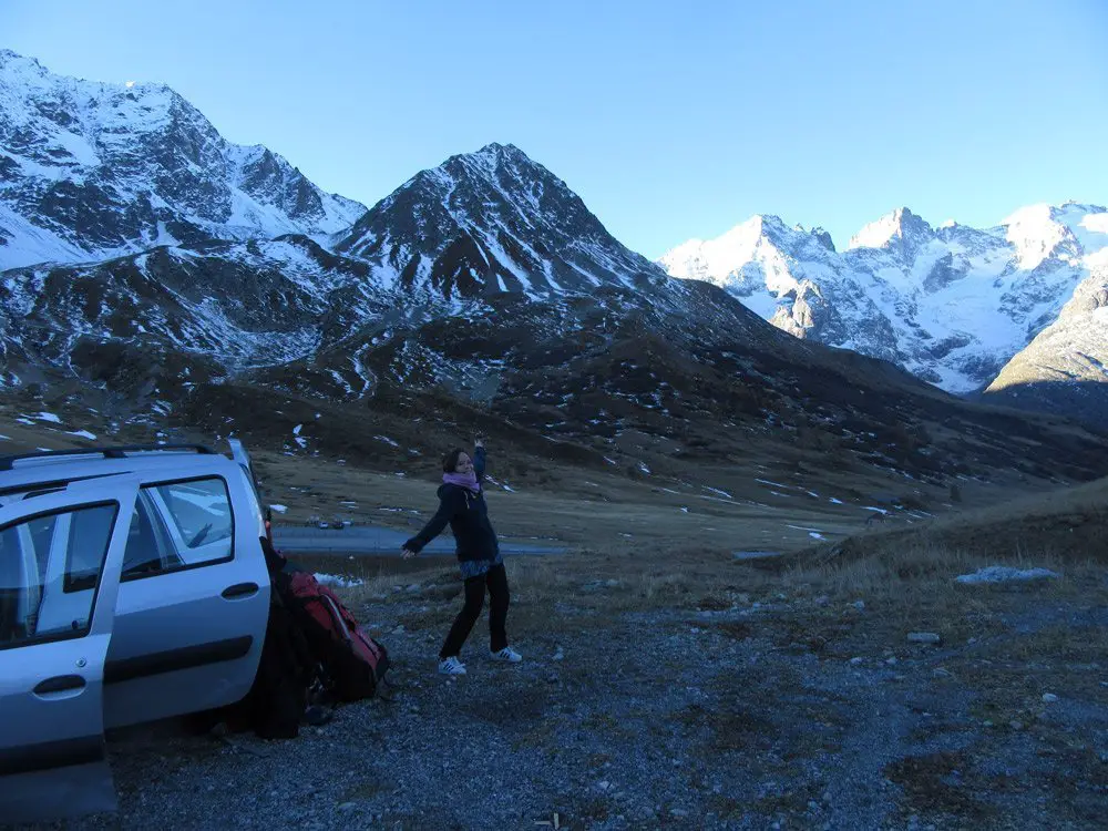 Réveil au Col du Lautaret Randonnée dans les Hautes Alpes