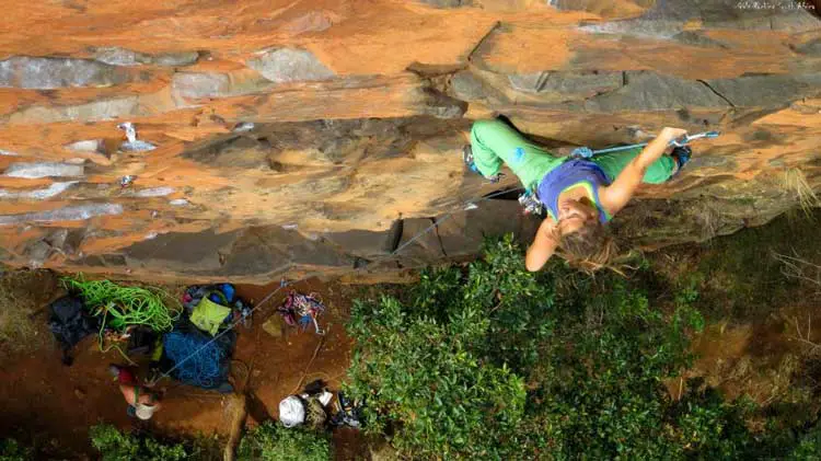 Caro dans «Superfly» à The last crag of the century