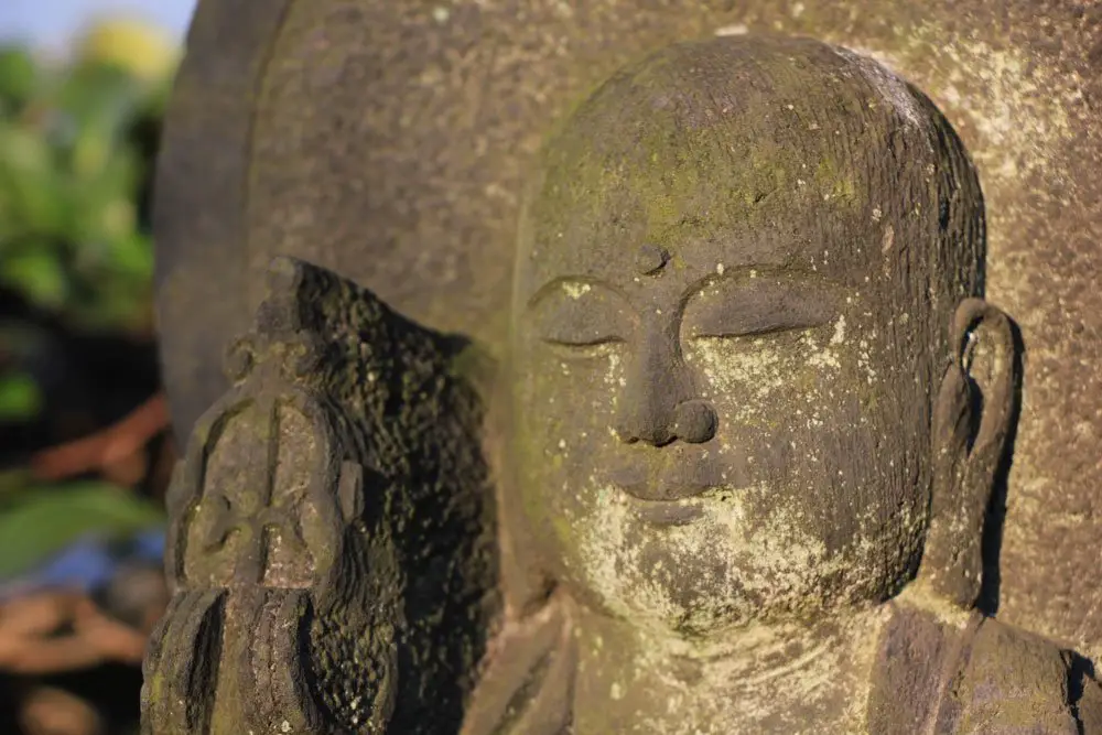 Dans un temple, à Tokyo