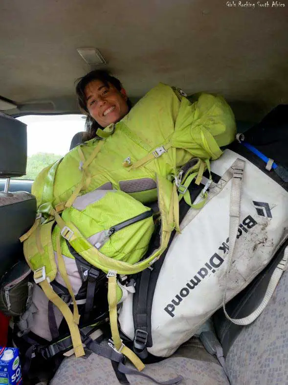 De nouveau sur la route avec nos gros sacs