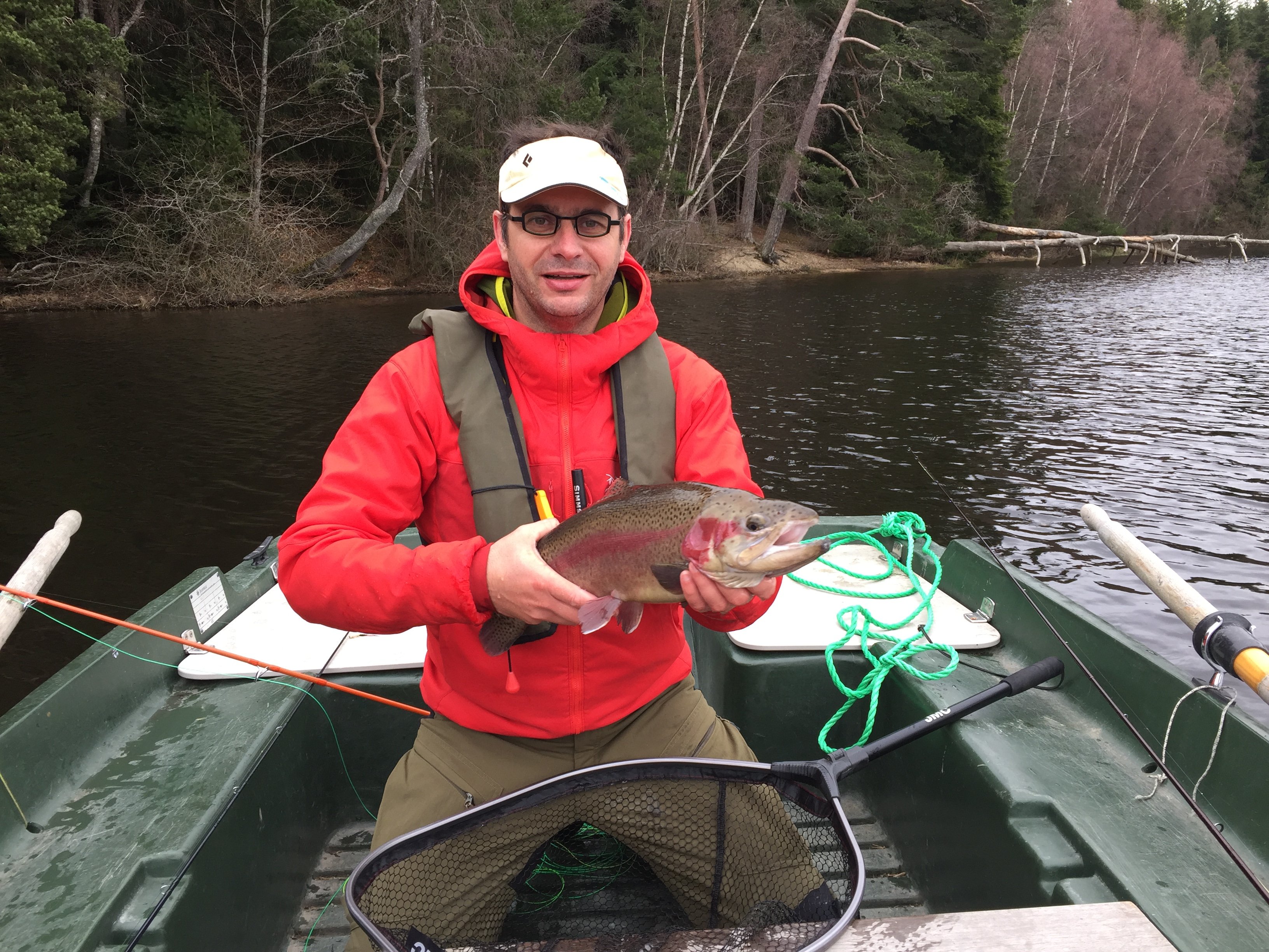 Jolie truite pêchée au streamer au Lac de Malaguet 