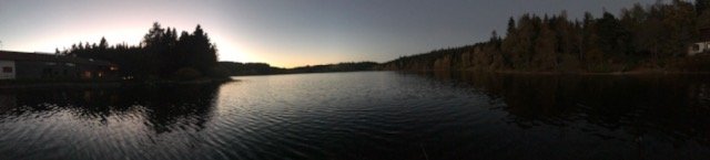 Lac de Malaguet un soir d