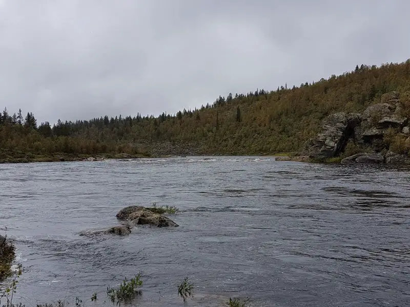 Les rives se font plus rocheuses