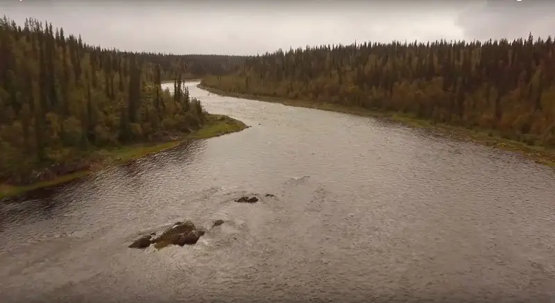 Vue en drone d’Ivalojoki
