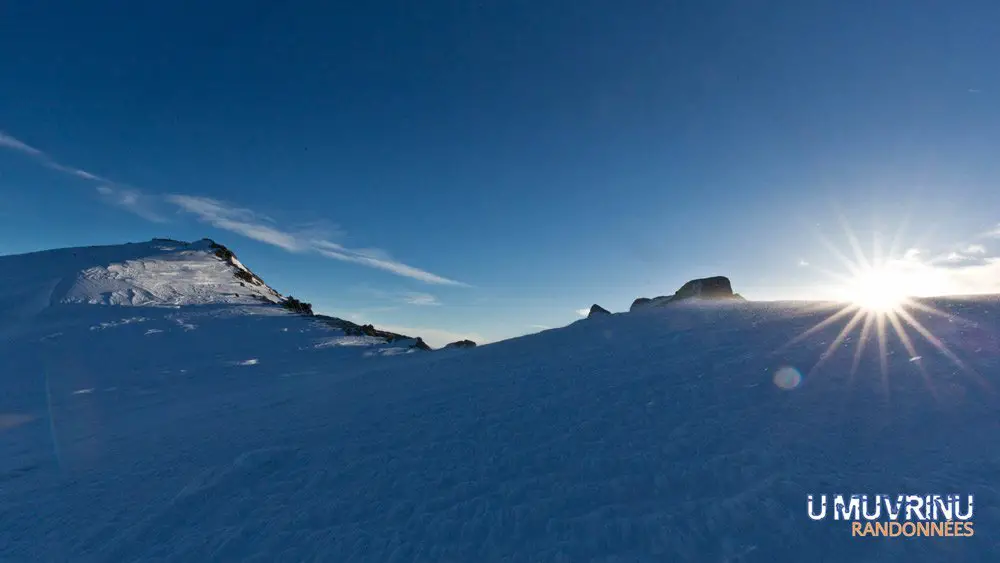 vent sur la crête