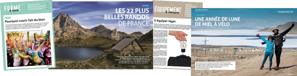 Extrait du magazine activités OutdoorGo !