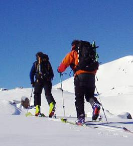 ski de randonnée avec les guides de l'Ariège
