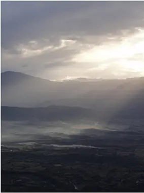 Atmosphère d'hiver après un orage particulièrement violent lors de notre trip escalade en Sardaigne