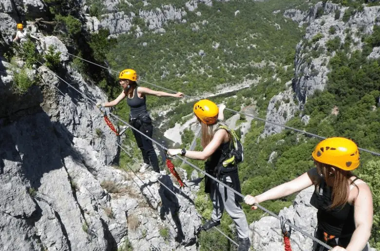 Le Thaurac via ferrata à Montpellier