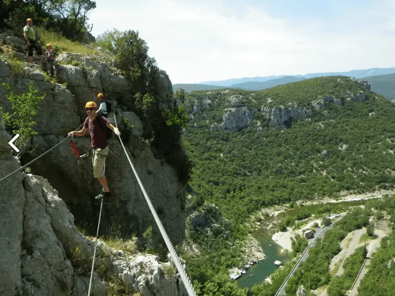 via ferrata à Montpellier