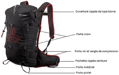 Sac à dos ski Arva Rescuer