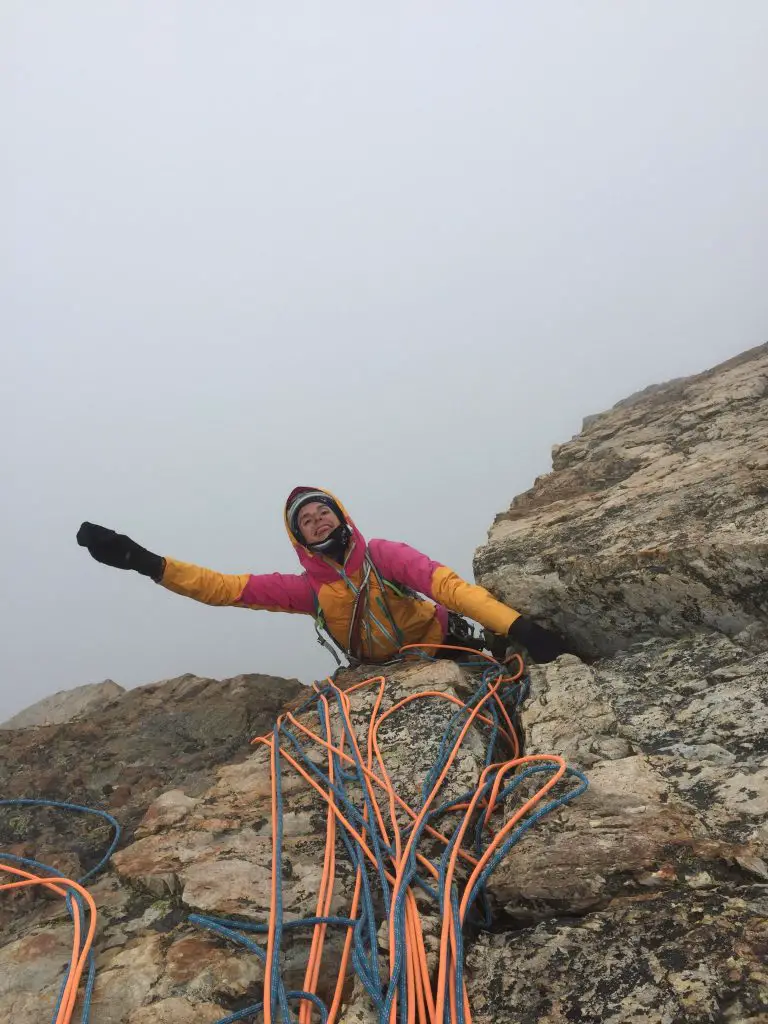 La-sortie-sur-les-arêtes-après-la-fissure-Stofer-un-Grand-moment