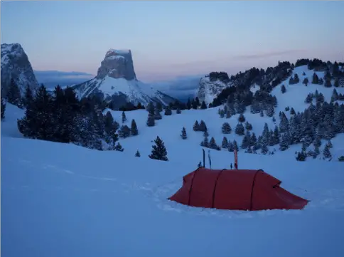 paysage hivernale du Vercors