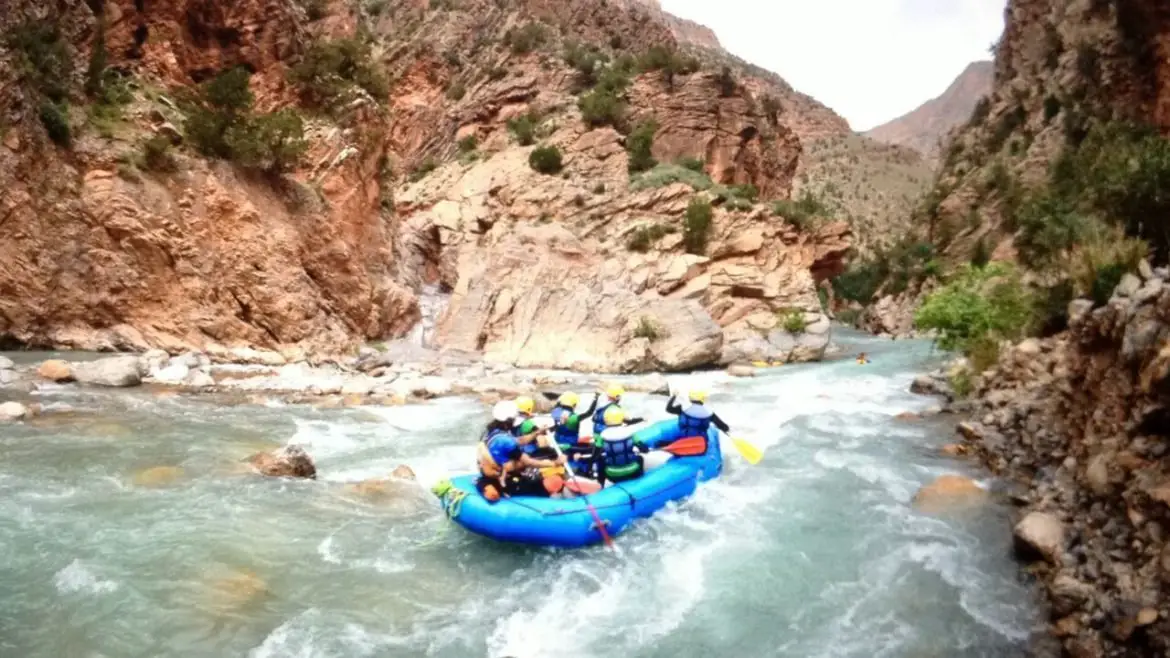 Descente en Rafting au Maroc avec SESAM