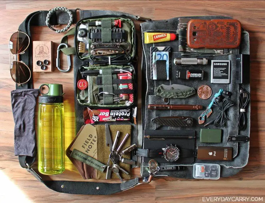 Exemple de EDC proposé par Everydaycarry.com