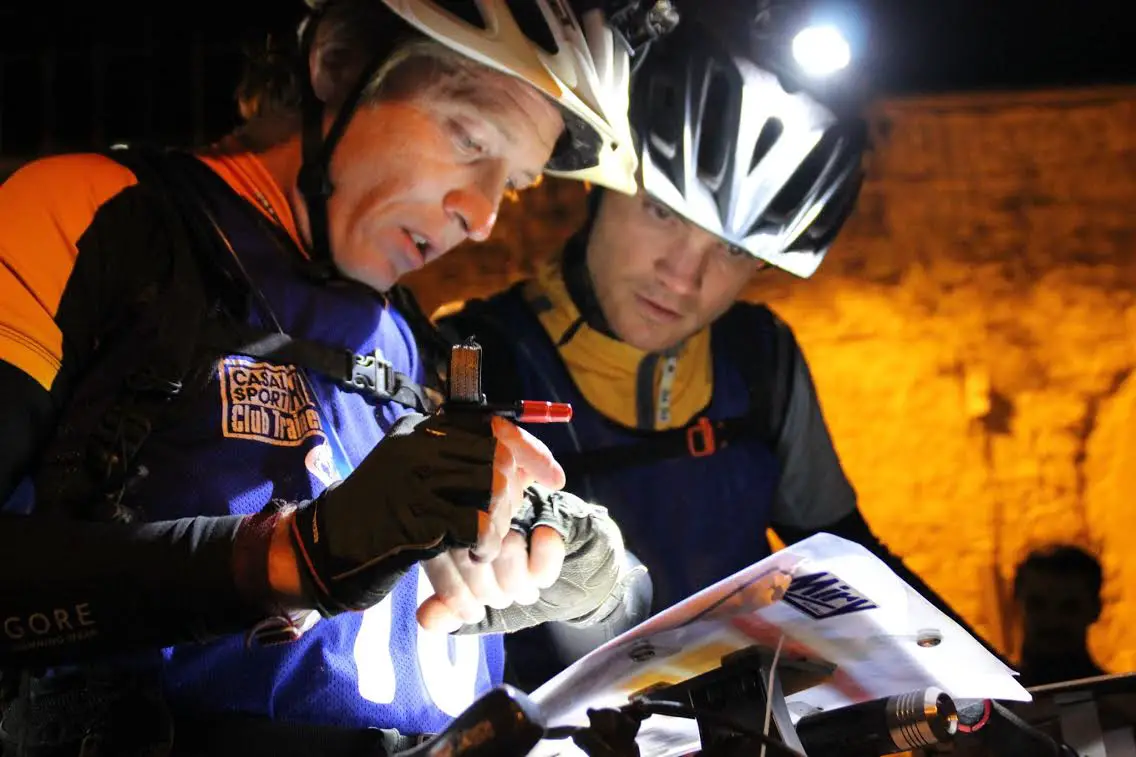 MUC Raid  Concentration de début d’péreuve (VTT O de nuit) lors du raid Gevaudatlon