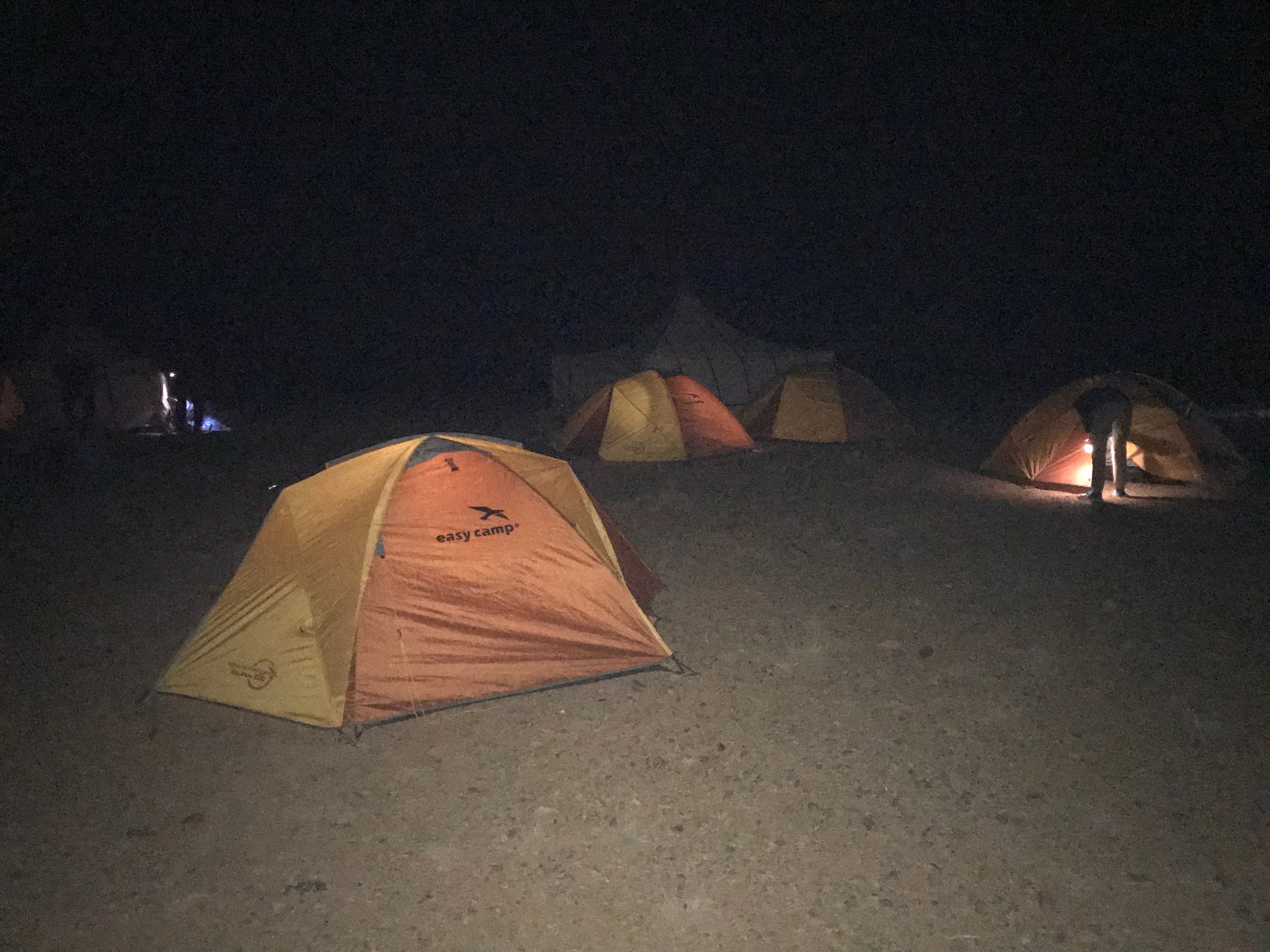 Premier Bivouac de notre Trek au Djebel Saghro