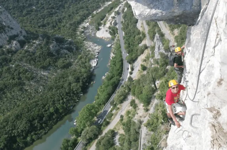 Via Ferrata du Thaurac avec office des moniteurs du Languedoc