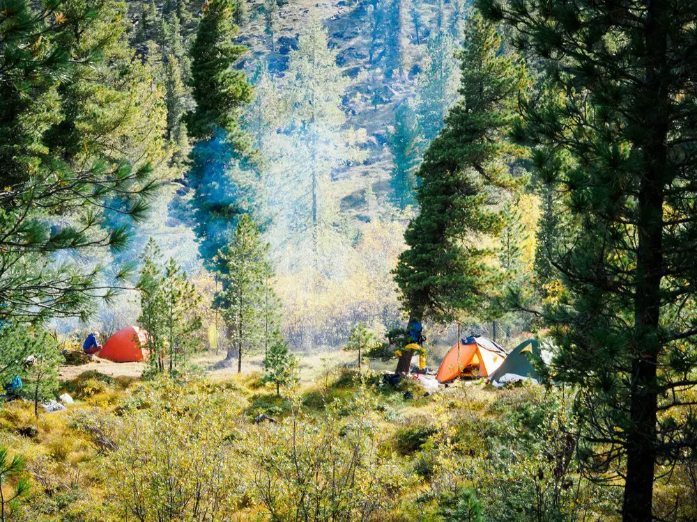 Camp de base de notre session alpinisme en Sibérie